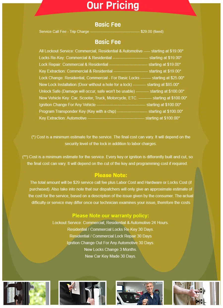 Glendale Locksmith Service Glendale, CA 818-351-3526